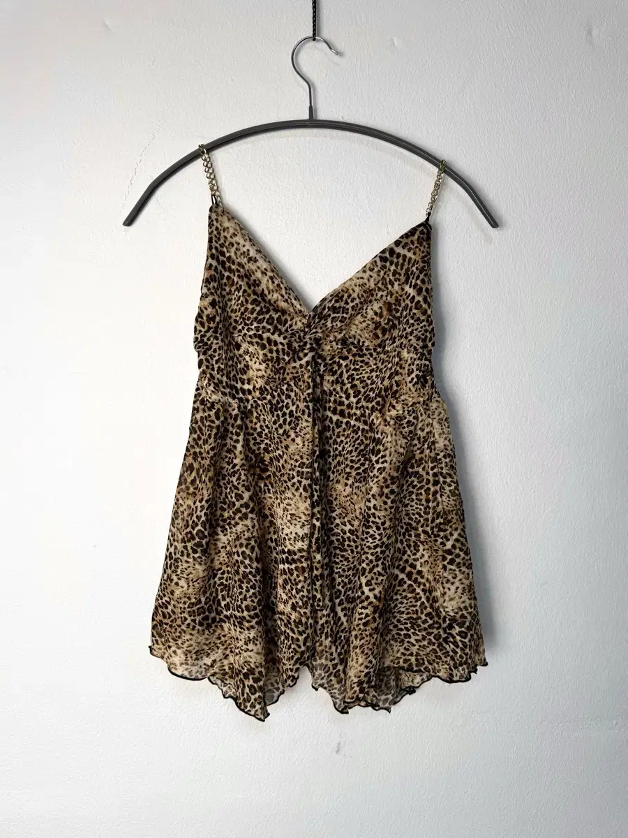 vintage leopard sleep dress